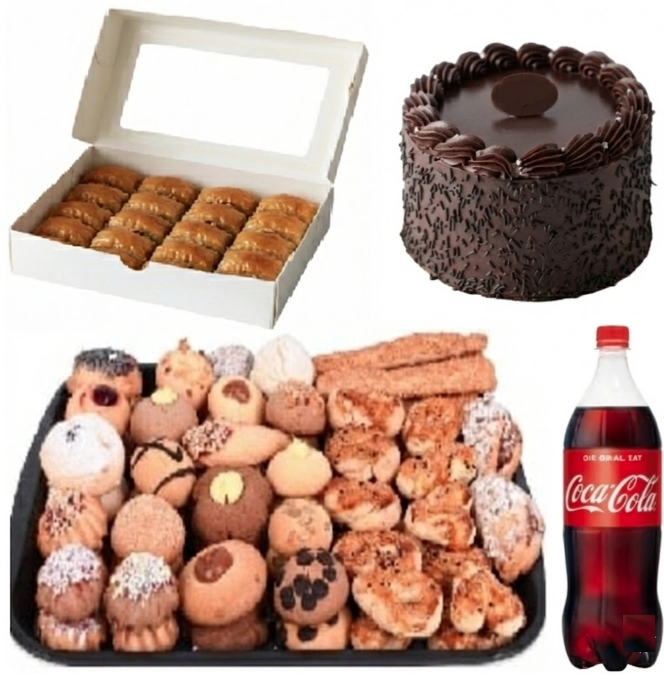 Özel Tasarım Pasta 4 Kişilik Menü Siirt pasta